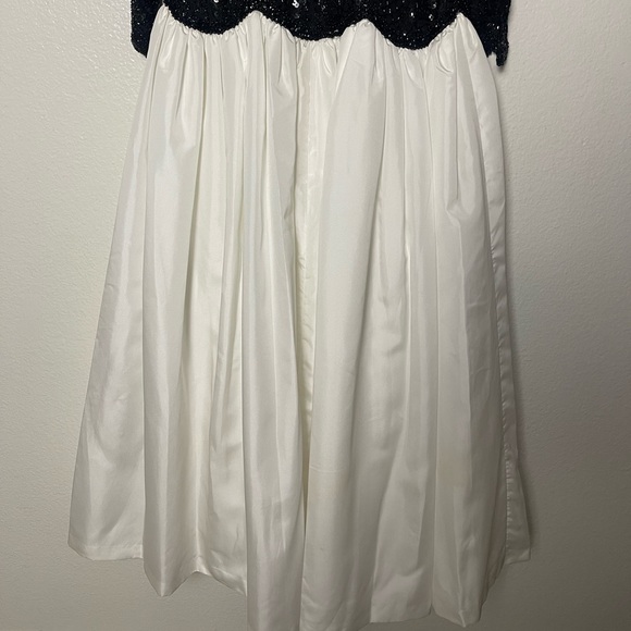 Naeem Khan Riazee Nights Rare Vintage Evening Dress Silk Beaded Black 10 - Picture 11 of 12